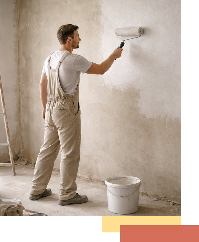 Грунтовка стен под отделку в Североуральске профессиональным раствором