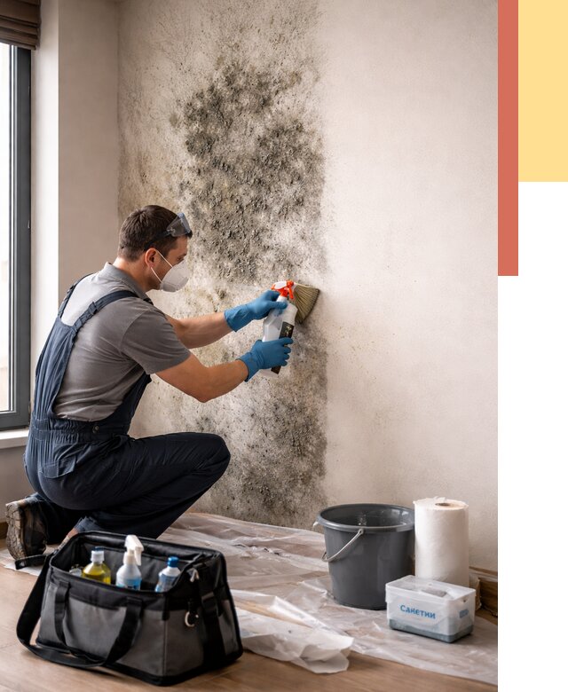 Удаление плесени со стен в Североуральске от 2215 руб. — быстро и недорого | ОТДЕЛОЧНИК-Сву