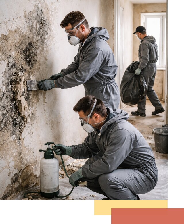 Удаление плесени со стен профессионально в Североуральске