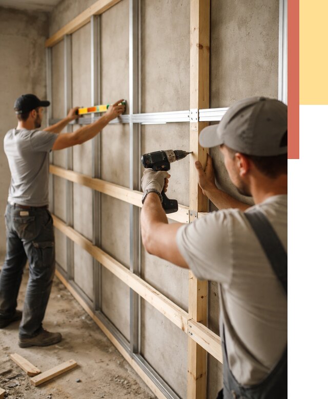 Устройство обрешетки под панели в Североуральске от 2163 руб. — монтаж под ключ | ОТДЕЛОЧНИК-Сву