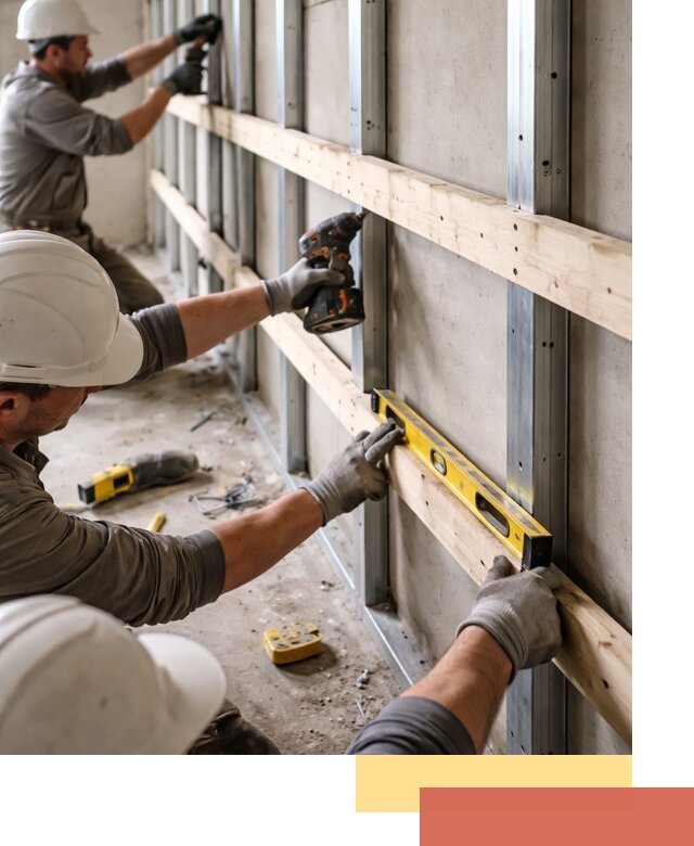 Устройство обрешетки под панели в Североуральске