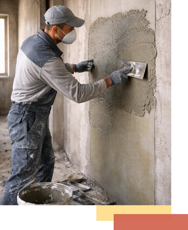 Штукатурка стен по сетке в Североуральске под ключ качественно и быстро