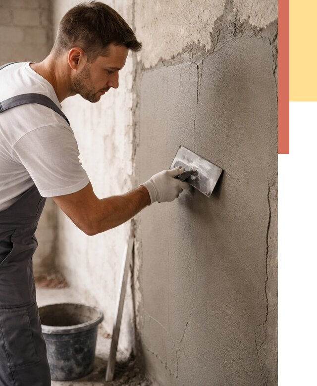 Штукатурка стен под плитку в Североуральске от 4326 руб./м2 — выравнивание под плитку | ОТДЕЛОЧНИК-Сву