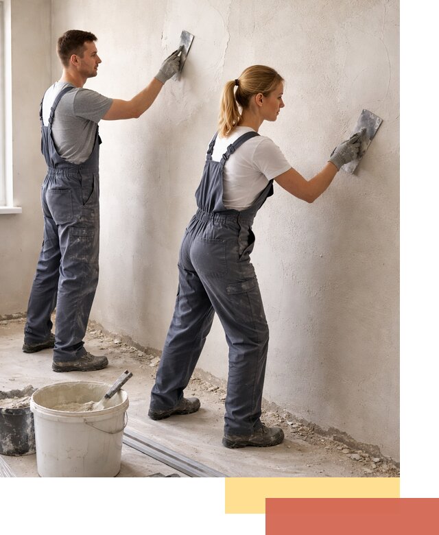 Штукатурка стен под обои в Североуральске профессионально и быстро