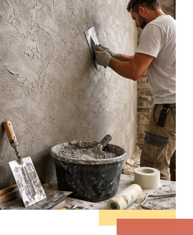 Декоративная штукатурка лофт в Североуральске — отделка стен и потолков