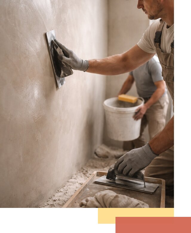 Нанесение марокканской штукатурки таделакт в Североуральске