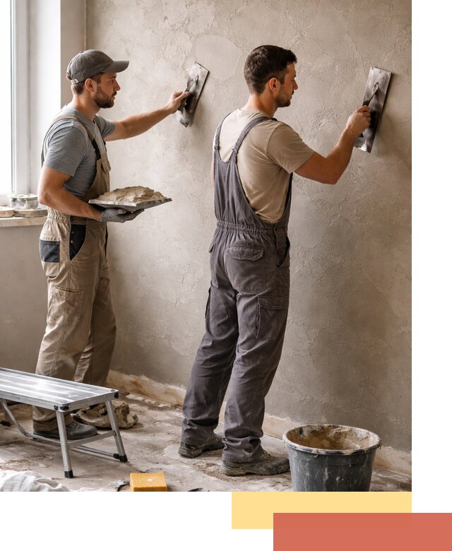 Ремонт декоративной штукатурки и восстановление фактуры в Североуральске