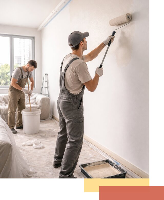 Покраска стен в офисе в Североуральске — быстрый и качественный ремонт