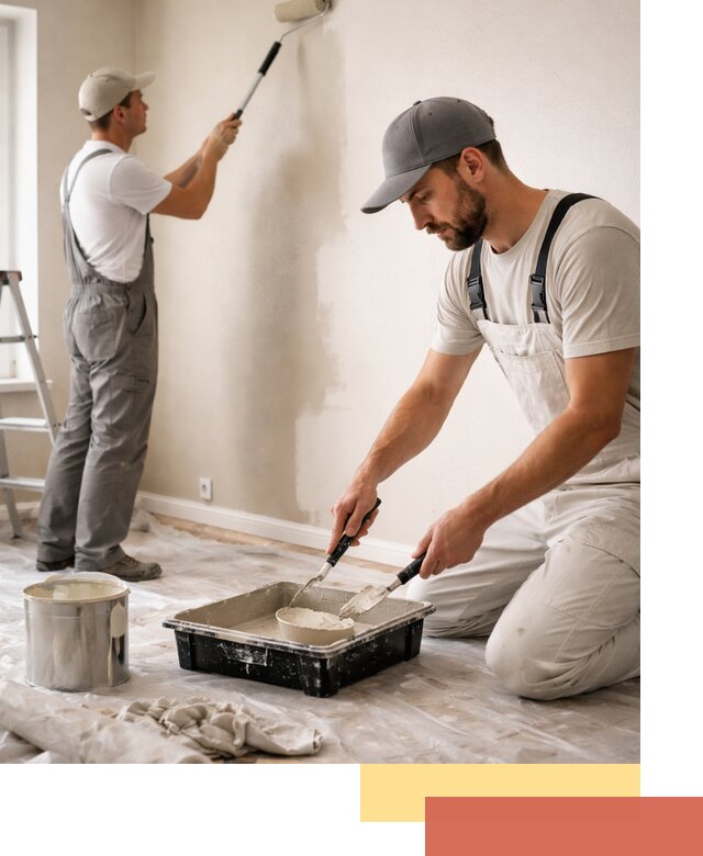 Покраска стен в квартире в Североуральске — профессионально и аккуратно