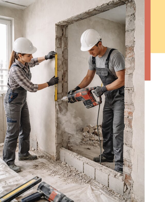 Создание проемов в стенах в Североуральске от 6696 руб. — алмазная резка и расширение | ОТДЕЛОЧНИК-Сву