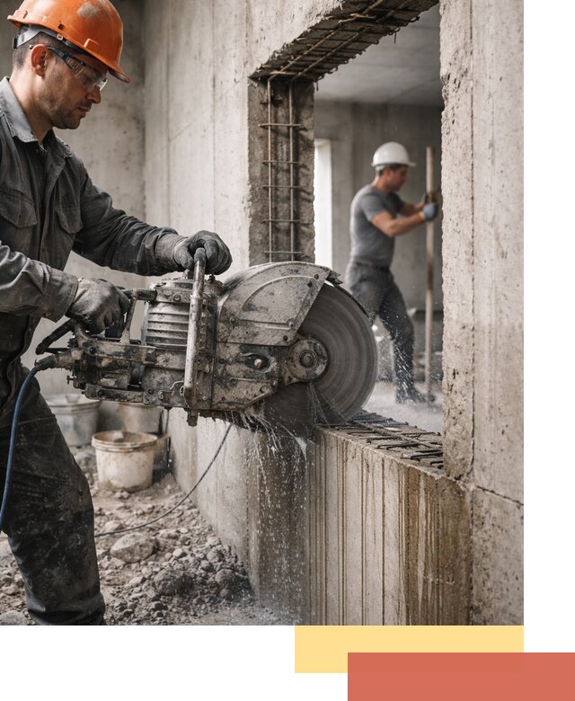 Алмазная резка проемов в Североуральске быстро и точно