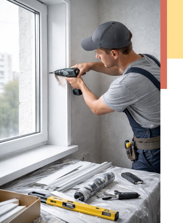 Установка пластиковых откосов в Североуральске от 2318 руб. | ОТДЕЛОЧНИК-Сву монтаж, быстро и недорого