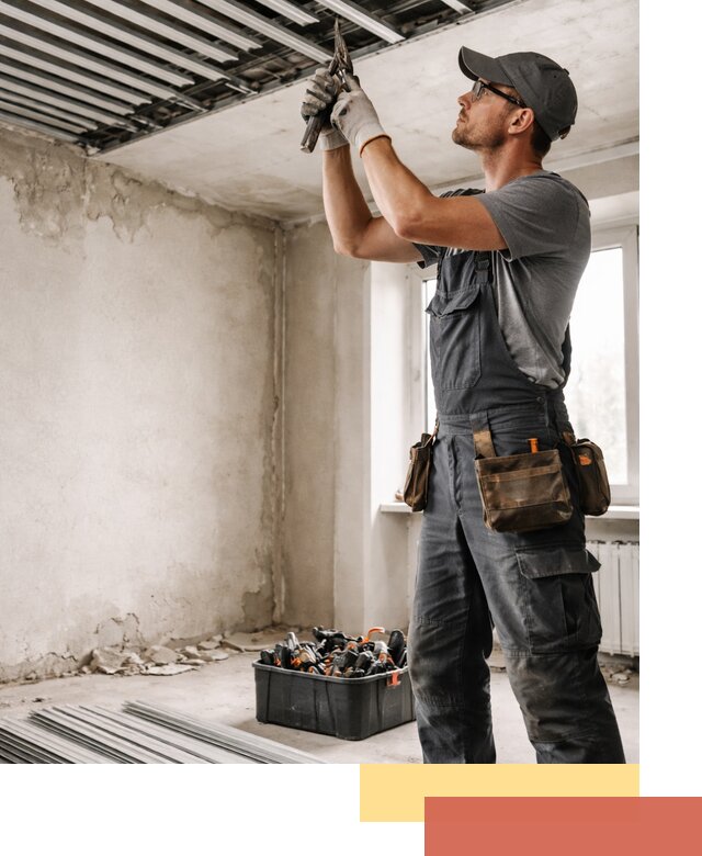 Демонтаж реечного потолка в Североуральске быстро и аккуратно