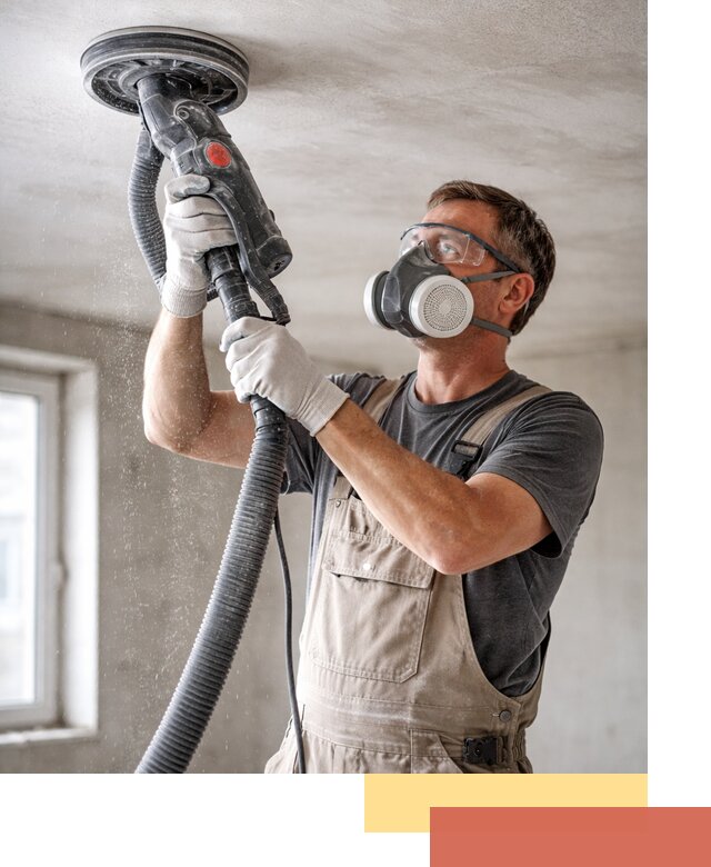 Шлифовка потолка в Североуральске — качественная подготовка под отделку