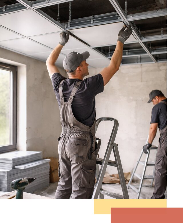 Монтаж кассетного потолка в Североуральске качественно и быстро