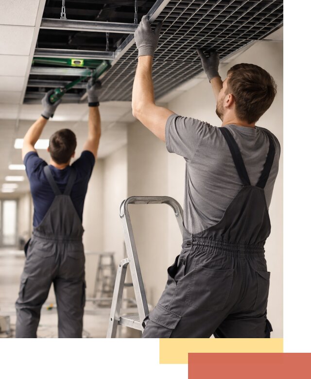 Монтаж потолка Грильято в Североуральске: установка под ключ качественно