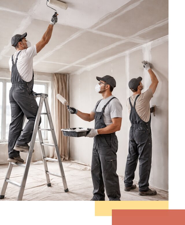 Покраска потолка из гипсокартона в Североуральске качественно и недорого