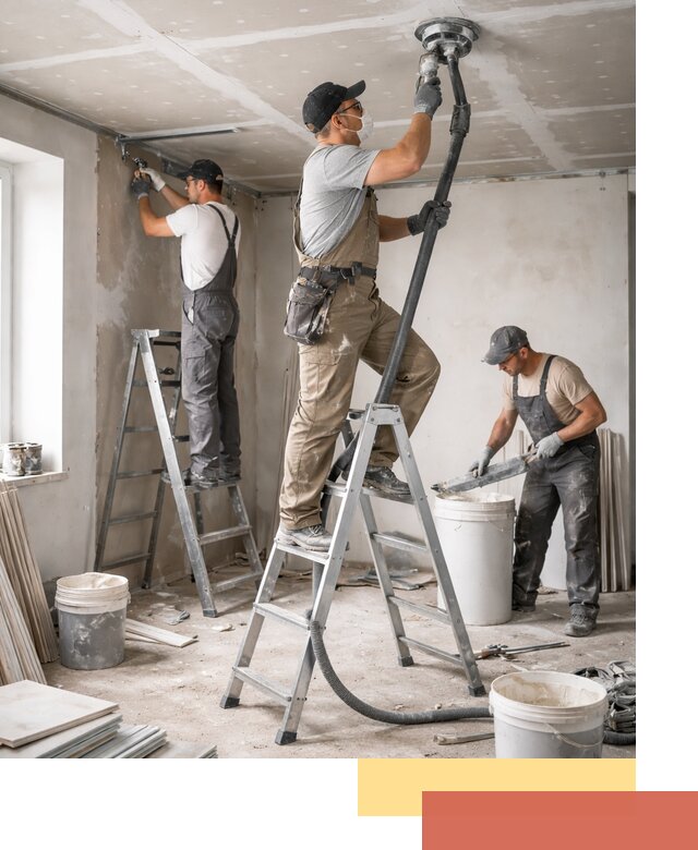 Ремонт потолка из гипсокартона в Североуральске: быстрый и качественный монтаж