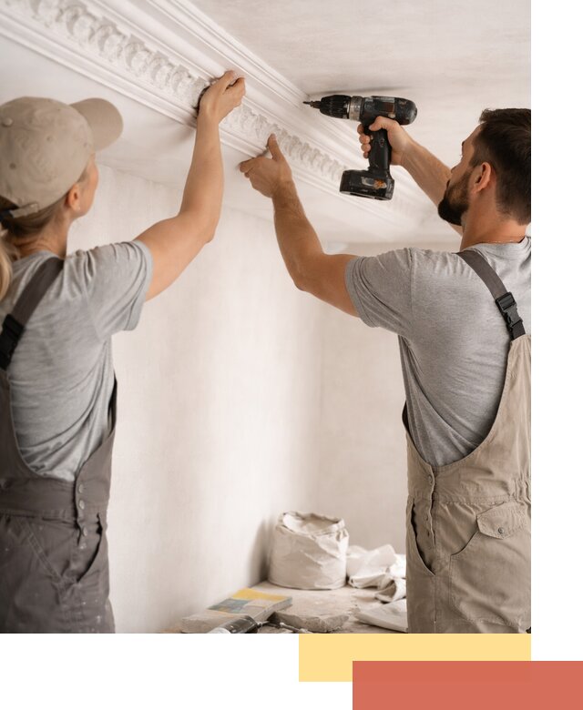 Профессиональный монтаж лепнины на потолок в Североуральске