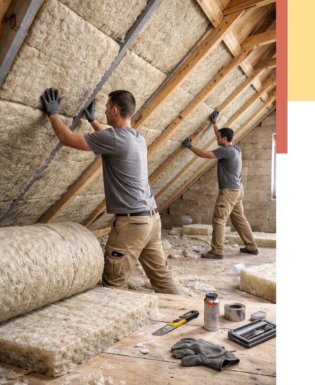 Утепление потолка минватой в Североуральске от 1494 руб. — быстро и недорого | ОТДЕЛОЧНИК-Сву